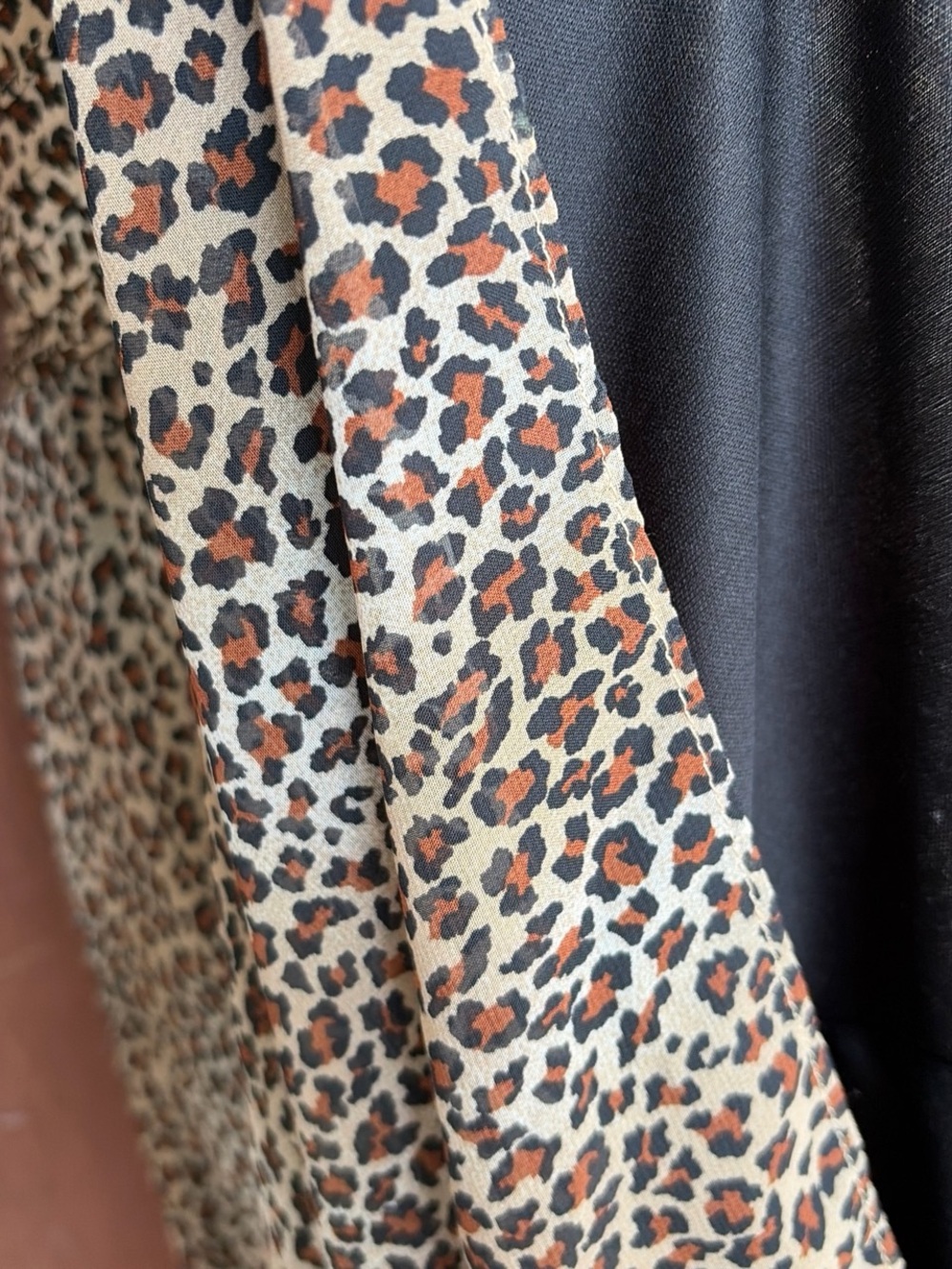 Robbie Bee Leopard Print Maxi Dress - Brown & Black - Picture 5 of 8